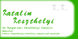 katalin keszthelyi business card